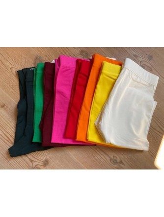 Korte Leggings - Pakke med 8 par i str. S